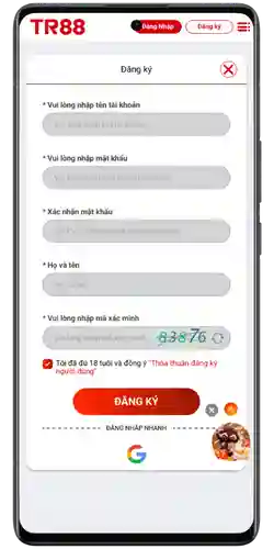 Đăng ký TR88 Để Bước Vào Sân Chơi Giải Trí Đẳng Cấp Hàng Đầu Châu Á